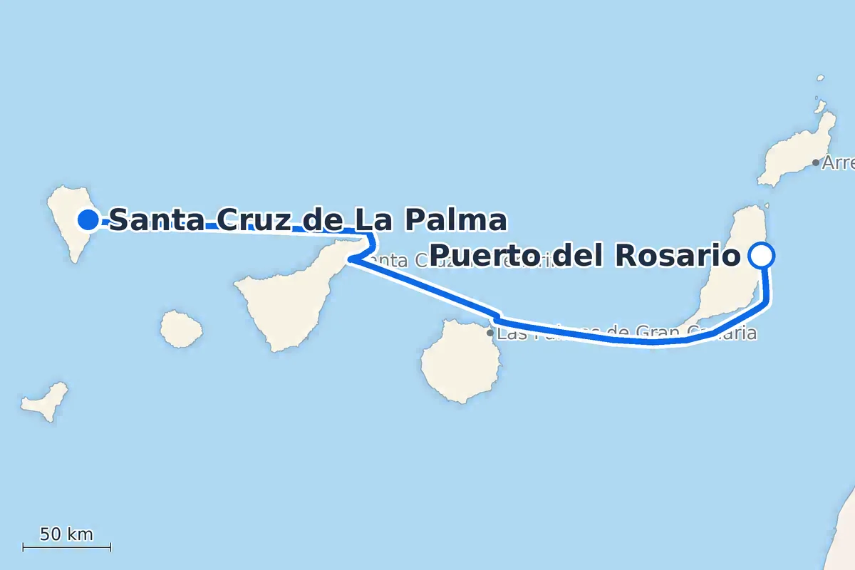 Puerto del Rosario - Santa Cruz de La Palma