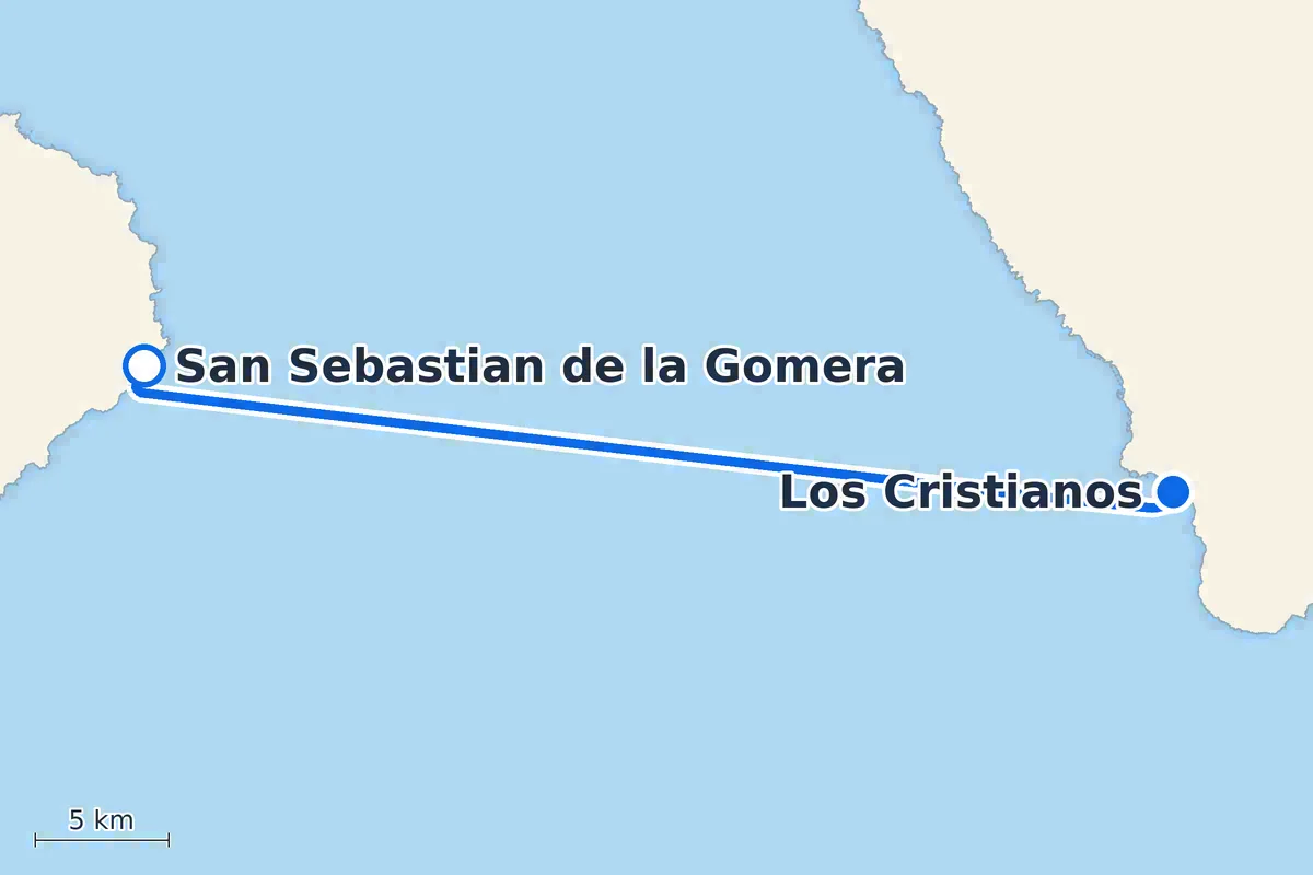 San Sebastian de la Gomera - Los Cristianos