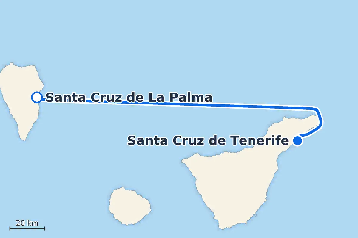 Santa Cruz de La Palma - Santa Cruz de Tenerife