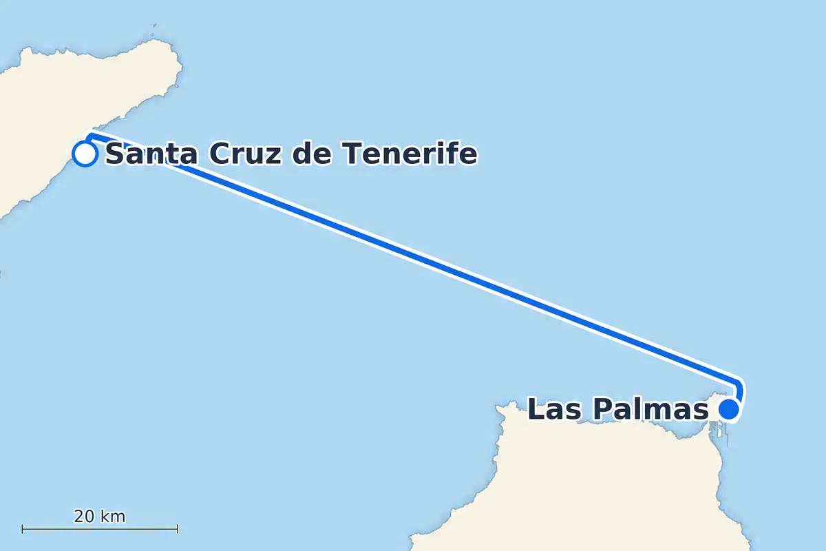 Santa Cruz de Tenerife - Las Palmas