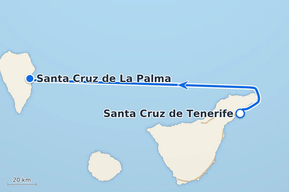 Santa Cruz de Tenerife - Santa Cruz de La Palma