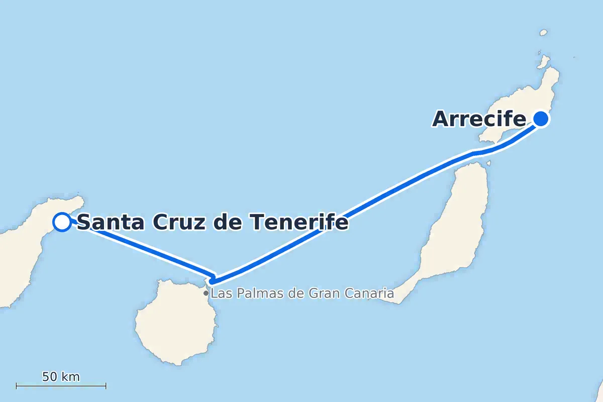 Santa Cruz de Tenerife - Arrecife