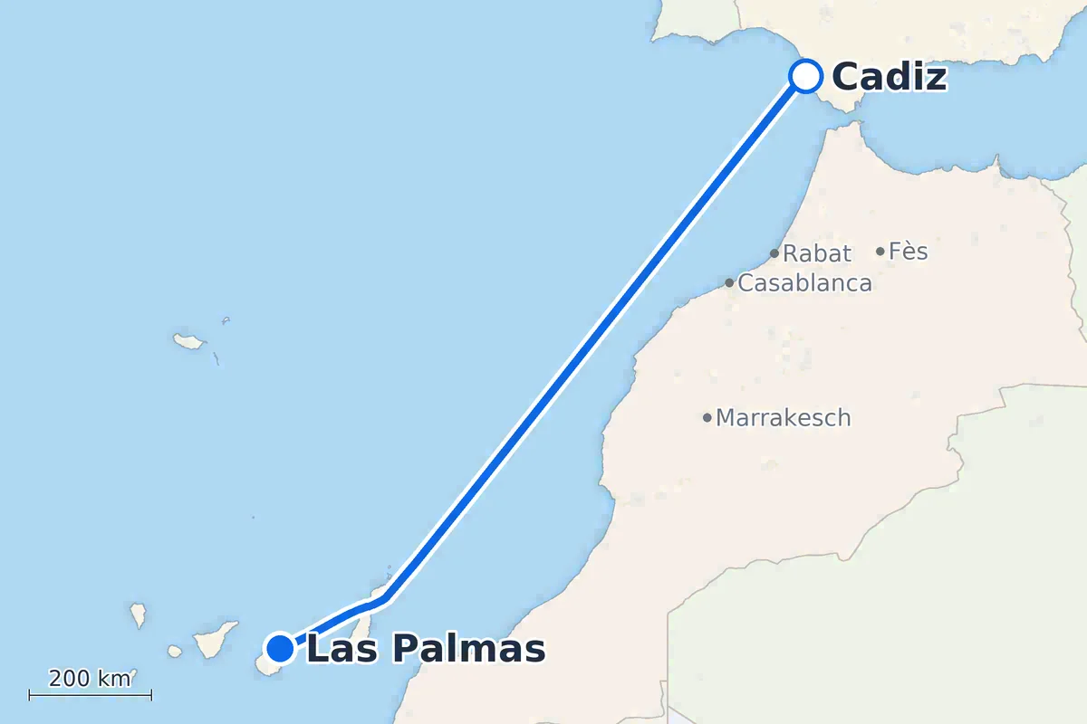 Cádiz - Las Palmas