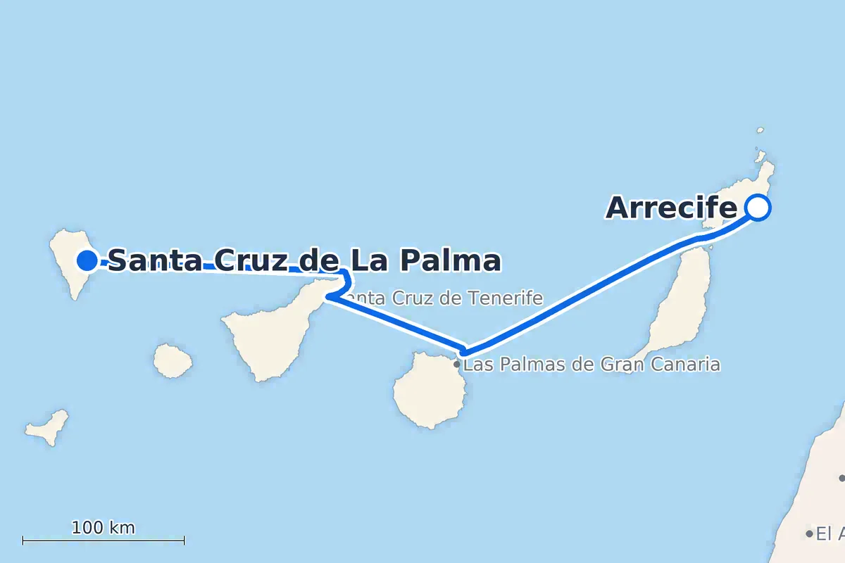 Arrecife - Santa Cruz de La Palma