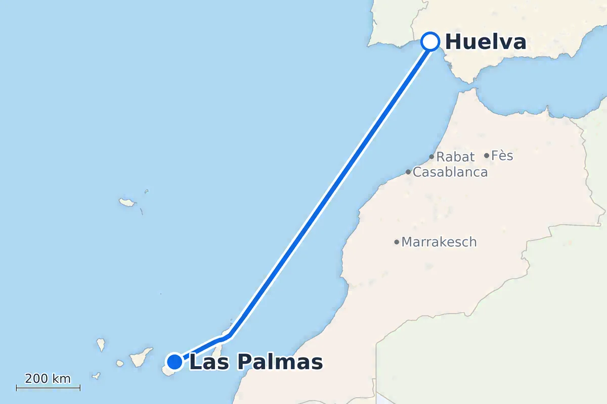 Huelva - Las Palmas